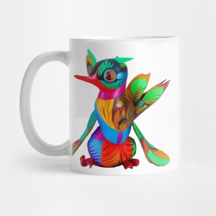 Hummingbird alebrije (dark) Mug